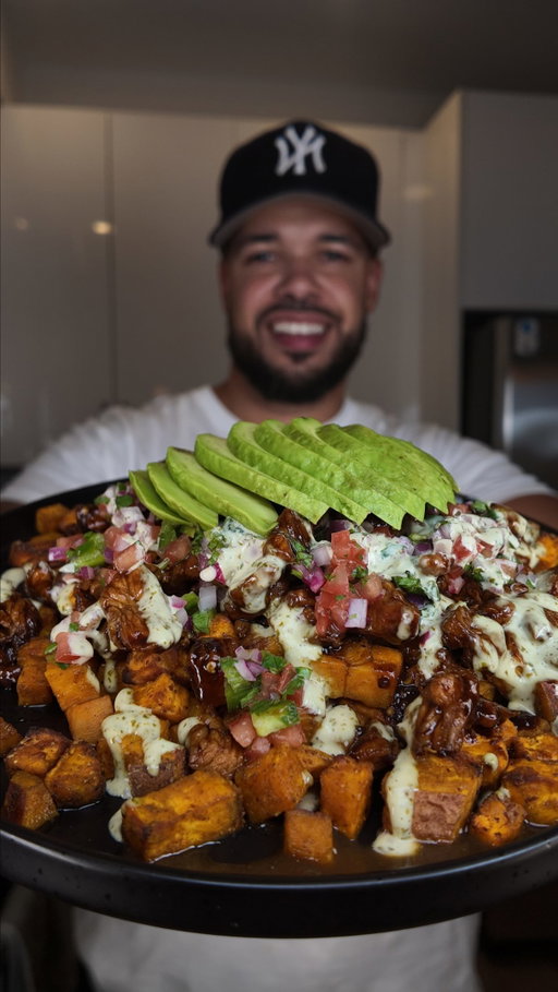 Teriyaki chicken sweet potato bowl 🐓🍠
