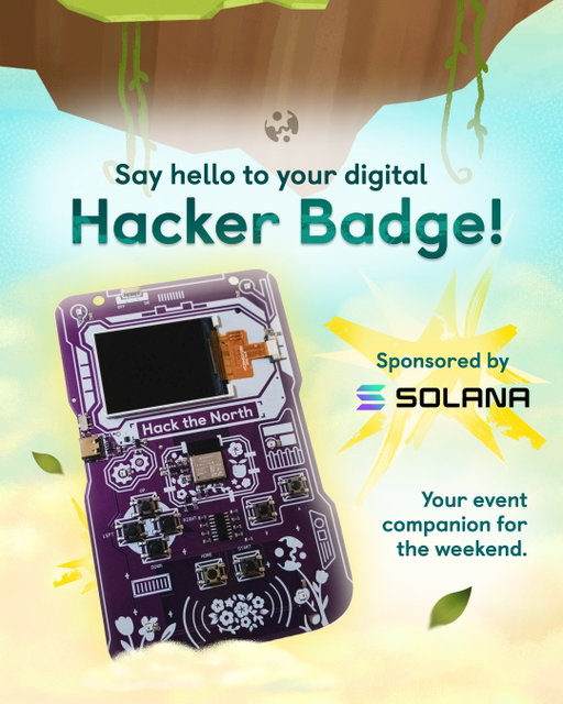 Part badge, part mini computer, the Hacker Badge is your interactive companion for exploring everything Hack the North has to offer. ⚙️

Designed to get you exploring, experimenting and dreaming bigger throughout your Hack the North weekend. Because at Hack the North, even the things you’re given should leave room for you to make them your own.

There’s plenty to discover, so start exploring through badge.hackthenorth.com. 👀

#hackthenorth #HTN2026 #hackathon #tech #hardware