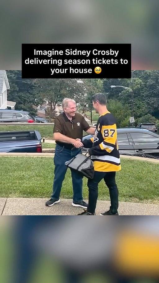 Every year the Penguins deliver season tickets to their fans. One of the greatest traditions in sports 🏒💛

(via @penguins)