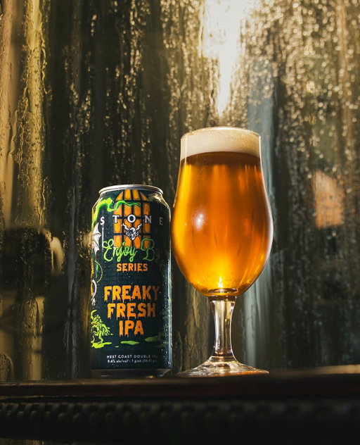 CALLING ALL FRESH BEER FANATICS! The time to Enjoy Enjoy By is NOW!!! 

We’ve always been possessed by a passion for resinous hops, and in this IPA we’ve added them with the fervor of a mad scientist. 

Classic varieties, new-school buds, and multiple hemispheres of hops collide to summon flavors of peach, tropical fruit, and good old dankness.  

Resurrected from our recipe vaults, this OG recipe is devilishly drinkable and frighteningly fresh – how fresh can you Enjoy it? 

Available NOW exclusively at all Stone locations. 

#EnjoyBy