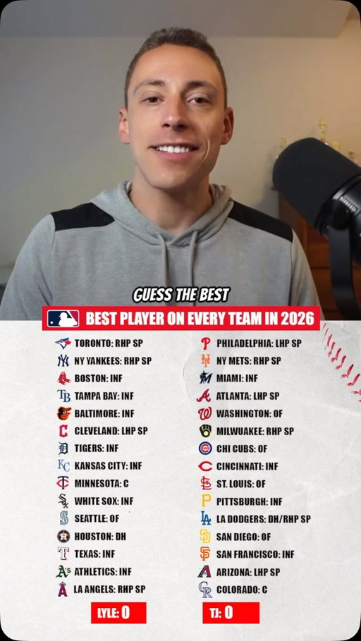 Can we guess the best player for every MLB team this season?

Check out the full video on YouTube with @madethecutbaseball 

#mlb #baseball #trivia #mlbtrivia #baseballtrivia