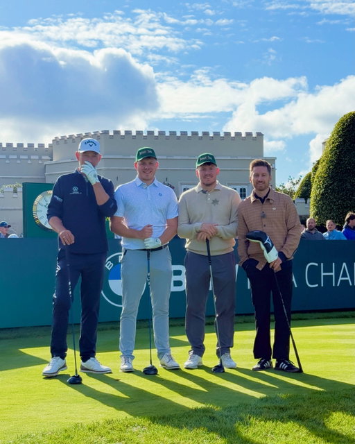 WE FINALLY DID IT! it! 5 years trying, but this was the year team @buffalotracedistillery_uk_eu got a podium at the @bmwpga Pro Am. Always found it so tough around Wentworth West, but today it all fell our way, and only due to a crazy score of -42 for Team McIlroy (Tour Scramble format, we were -35) stopped us getting the W (we came second & Rory shot a 60 with his own ball 🔥 ) Another incredible experience, I just can’t tell you how much fun it is playing in front of a gallery, thank you so much to Buffalo Trace for the opportunity and for everyone that came out and followed our group. Swipe across to see one of the best birdies I have ever made on the long par 4 3rd….Unreal day