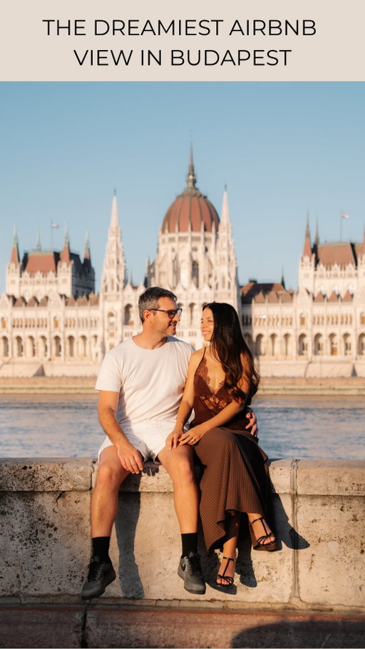 comment VIEW for the link! 🤍 

I honestly couldn’t believe how dreamy this view was when we stepped foot inside this Airbnb in Budapest. It’s a beautiful 2 bed, 1 bath apartment with large windows with this view from the living room AND the master bedroom. An absolute dream stay!