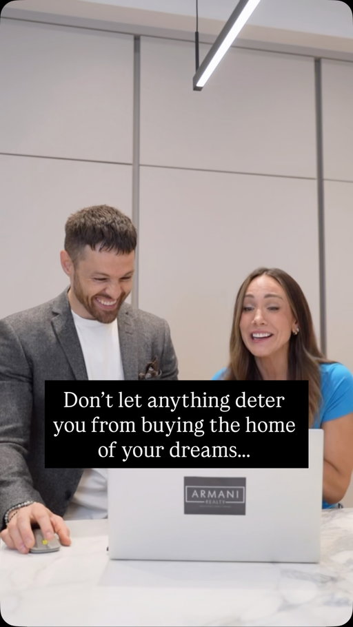 Don’t let anything deter you from buying the home of your dreams…not even your husband 🤣