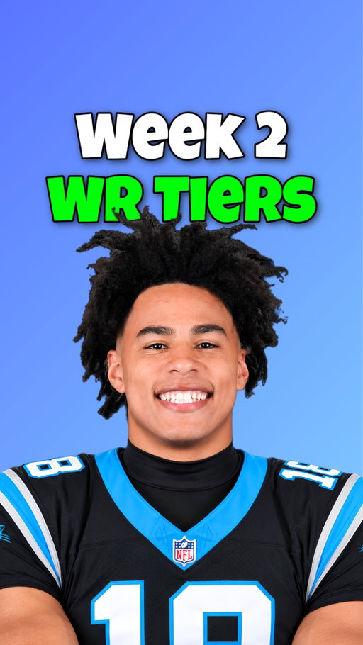 Week 2 Fantasy WR Tier List

#FantasyFootball