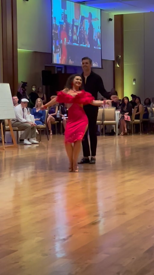 In honor of my wife’s favorite show @dancingwiththestars and another amazing weekend of Rhumba 4 Rainbow @rainbowprojectinc this Friday in Madison, here’s a little throwback to four years ago, and the scariest one minute and fifty two seconds of my life! An experience only made possible by the most incredible dance partner @serenaaadele 
Please go support this amazing night of dance!