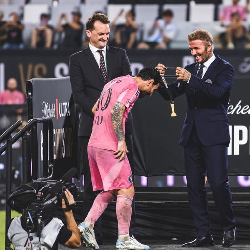 Campeones 🏆 Another proud night in our club’s history 🩷 A reward to everyone involved with the club from the players to the staff to the fans for all the hard work and congratulations to @leomessi scoring his 100th goal in our colours 👏🏻 @intermiami #FreedomToDream