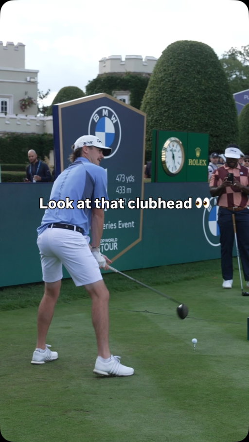 Going lefty off the first tee with @macbouchergolf 🏌️‍♂️

#BMWPGA #RolexSeries