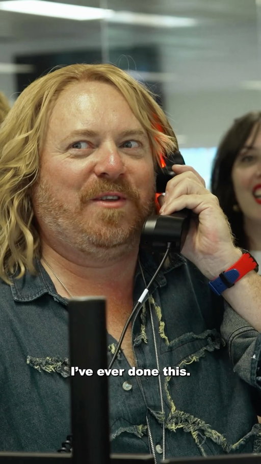 @leighfrancis being an absolute menace, for a good cause.

$16 million raised this year alone for charities this @bgccharityday 💛