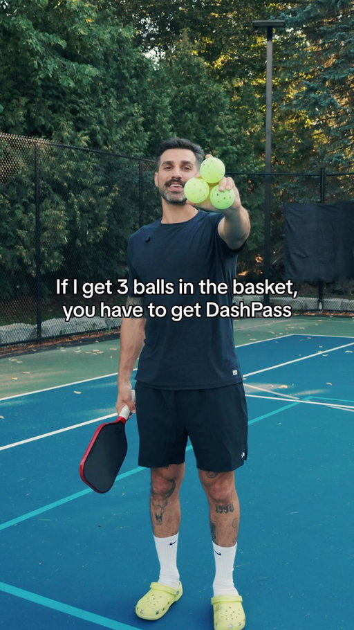 They don’t call me a professional pickleball GM for nothing 😂

3 shots. 3 DashPass perks. One completely legitimate challenge.

Start your 30-day DashPass free trial today. @doordash_ca #DoorDashPartner