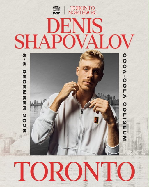 See you soon Toronto 👀 I can’t wait to represent the Toronto North Racquet Club this December! 🇨🇦❤️

Hope to see you all there supporting our team in Canada 🫎 Get your tickets now at WTT.com
#WorldTeamTennis