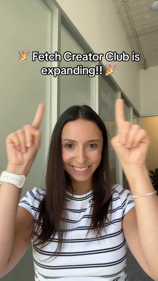 🎉THE FETCH CREATOR CLUB IS GROWING!! We’re opening up applications to our growing creator program! You should apply if you…

📱love creating content 
💜love earning fetch points 
✨love working with other brands

This is your opportunity to be a part of the most rewarding creator program YET! 🤩

🔗 Application link in bio