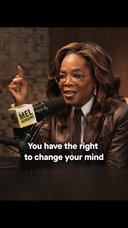 You always have the right to change your mind.

That is the lesson @oprah wants you to hear today on @themelrobbinspodcast.

Comment "Oprah" and I'll DM you a link to the full episode.

🎧 "Oprah Winfrey: How to Find Your Unique Purpose, Authentic Power, and Calling In Life"

Listen on Spotify, Apple Podcasts, or YouTube - search "Mel Robbins Podcast Oprah Winfrey"