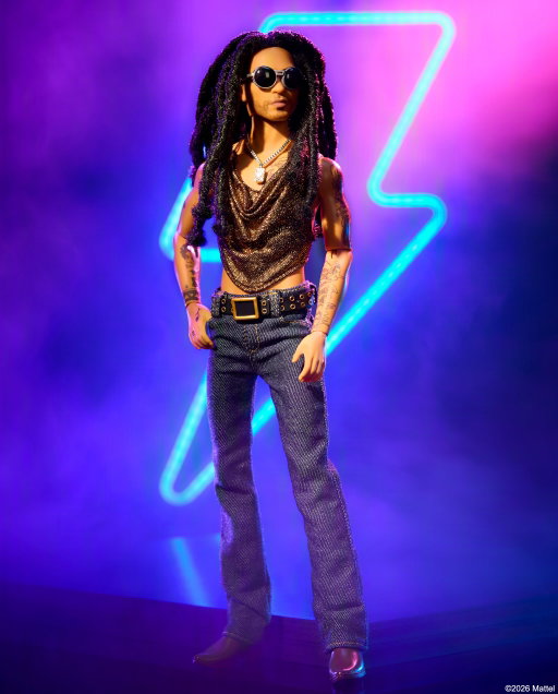 Rockstar style. Genre-bending music. Lenny Kravitz is the newest Barbie Kenbassador, bringing his powerful stage presence to the collection of legendary figures. Now online at major retailers.