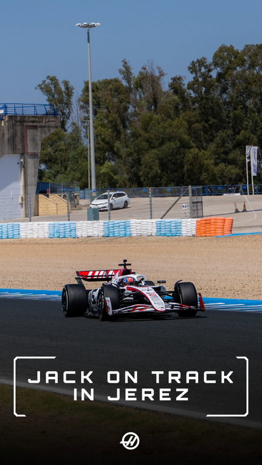 Jack’s first taste of the VF-25 😍 

#HaasF1 #F1