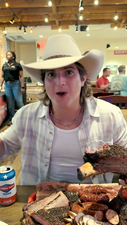 Brisket. Bronc riding. Happy Dad. Just another day in Texas with Rocker Steiner. 🤘