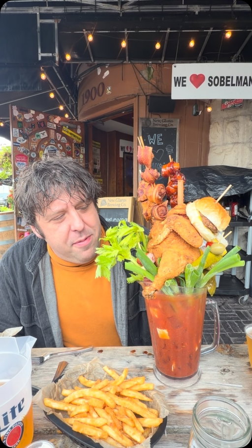 Consuming Bloody Mary in Milwaukee