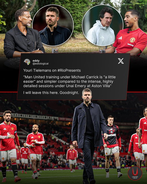 Training under Michael Carrick is reportedly “easier” than under some other managers, and the team’s recent performances seem to reflect that… 💢

Could this be one of the 𝐁𝐈𝐆𝐆𝐄𝐒𝐓 issues at Man United right now? 🤨

#ManUnited #MichaelCarrick #UnitedView