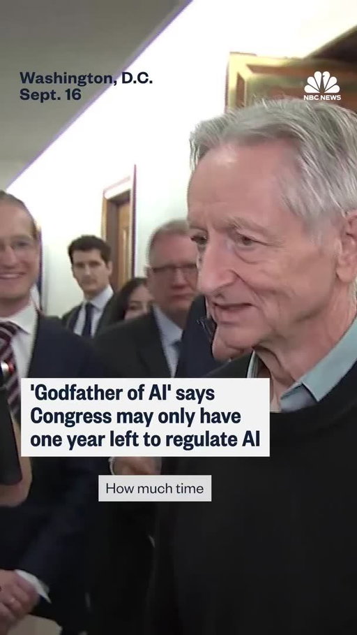 Following a closed-door congressional briefing on the dangers of AI held by Sen. Bernie Sanders, Nobel Prize winner and “Godfather of AI” Dr. Geoffrey Hinton issued an alarming warning to lawmakers: Congress may only have one year left to put safeguards in place.

“We shouldn’t be developing stuff that might wipe us out until we know how to prevent it won’t.”