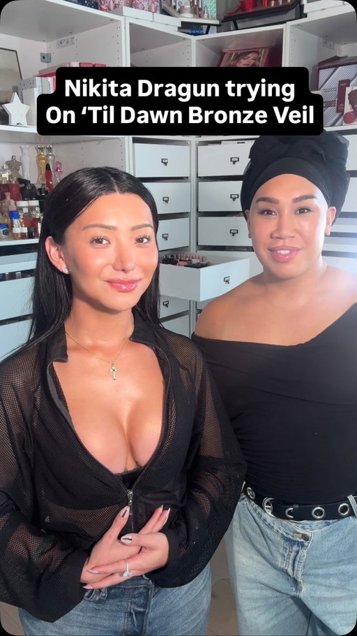On Til Dawn Bronze Veil is that girl ✨✨ @nikitadragun 

#onesizebeauty #OTDBronzeVeil #makeup #nikitadragun #patrickstarrr