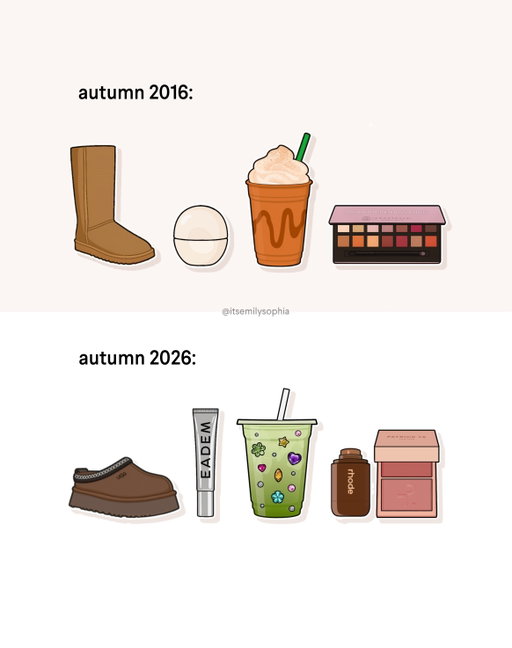I'm back with the illustrations! 🕺 Craving some fall 2016 nostalgia 😔

#2016vs2026 #2016makeup #anastasiabeverleyhills #rhode #makeupviral
