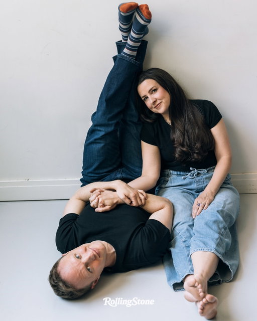 This is a @aronaccurso appreciation post! Aron created the show with me (and still does with our awesome team)- he is the genius behind our first album (out sept 25th yay!) He does so much on the show and I get all the credit. 🥺 He won’t want me to say that but it’s true! I love you, @aronaccurso !! You’re my everything! Thank you for making this album possible, working so hard on it and for all you do creating the show! (Writing scripts with me, show runner, editing, puppeteer, songwriter, orchestrating, underscoring, music supervisor and everything ever) 
Thank you to @rollingstone for having us, @christjonesy for this wonderful article @victoriawill for these beautiful pictures @stephaniepowersmakeup_ for the best make up ever always and @sareen_hmua for making my hair so pretty!!!