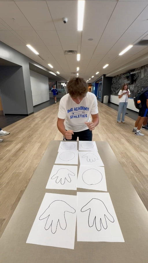 Training the brain is part of training the athlete. 🧠💪

This challenge puts focus, reaction time, and decision-making to the test as student-athletes have to quickly process each sign and respond with the correct hand movement.

IMG Academy Mental Performance training helps student-athletes strengthen focus, confidence, and decision-making skills that can translate directly to competition.