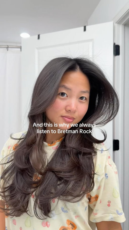 Baddie blowout tips @bretmanrock #hair #hairvideo #hairtips #hairtutorial #hairspray