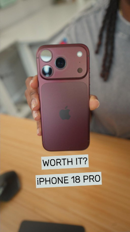 The burgundy iPhone 18 Pro is a fav, especially in this color. Many of the updates for this phone are internal, with the main focus being the camera. Any of you upgrading to this one?
.
.
.
.
#iphone #apple #ios #technology