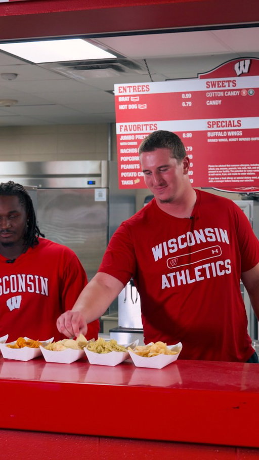 Blind tasting and ranking @olddutchfoods_us Chips, official product of Camp Randall