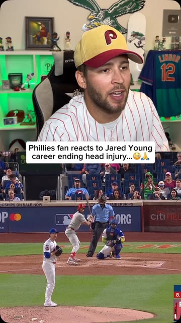 PRAYERS UP FOR JARED YOUNG…🙏🏻

If viewing, follow @tinyy.tino 

#mlb #baseball #phillies #mets #reaction
