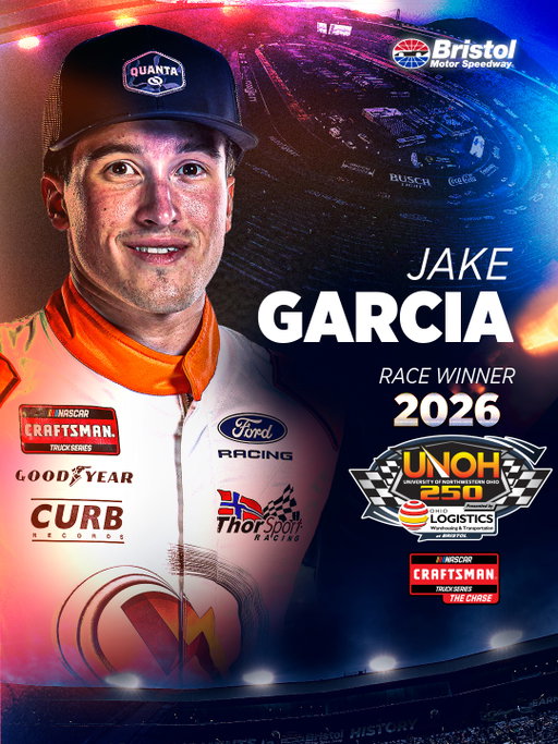 A FIRST TIME WINNER IN BRISTOL. ⚔️ 

@NASCAR_Trucks | #UNOH250