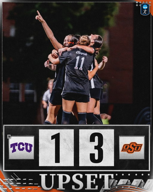HOW 'BOUT THE COWGIRLS 🔥

@cowgirlfc pulls off a 3-1 upset over No. 20, TCU.

#NCAAWSoccer