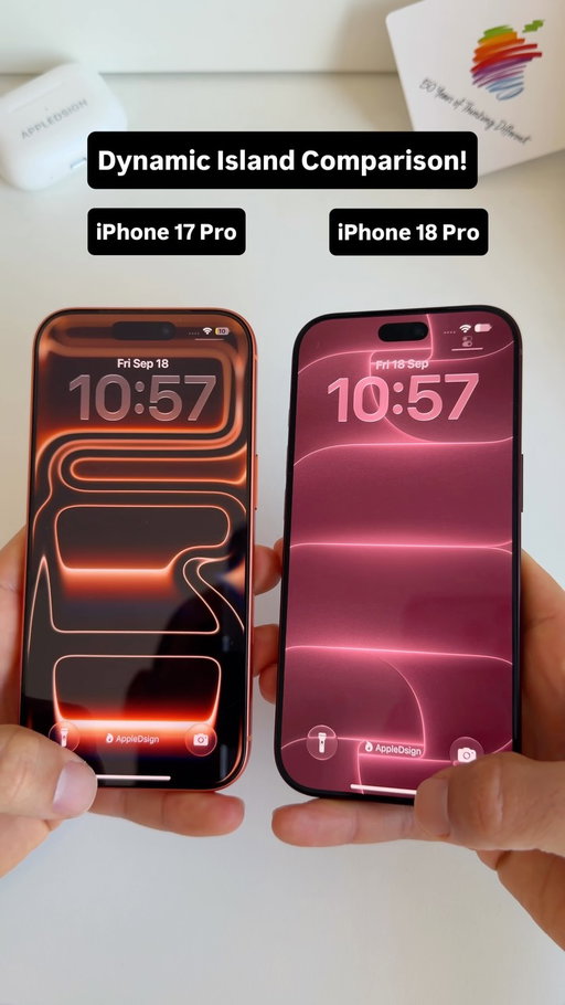 Not only is the Dynamic Island smaller on iPhone 18 Pro, but it now also allows you to have 3 instead of 2 Live Activities!
_______
#iphone18pro #iphone17pro #dynamicisland #ios27 #appledsign