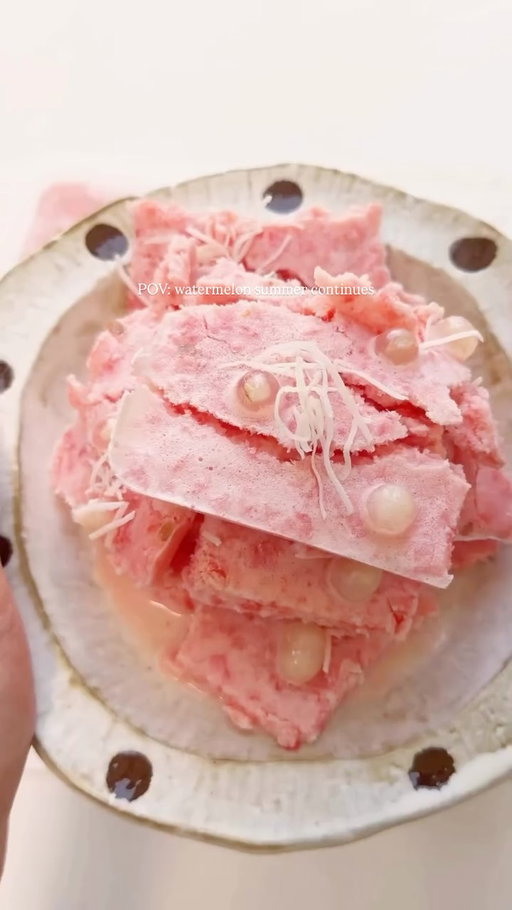 Would you make this watermelon ice cream? 🍉🍉🍉 #foodstagram #yummy #sweets #healthyfood #watermelon