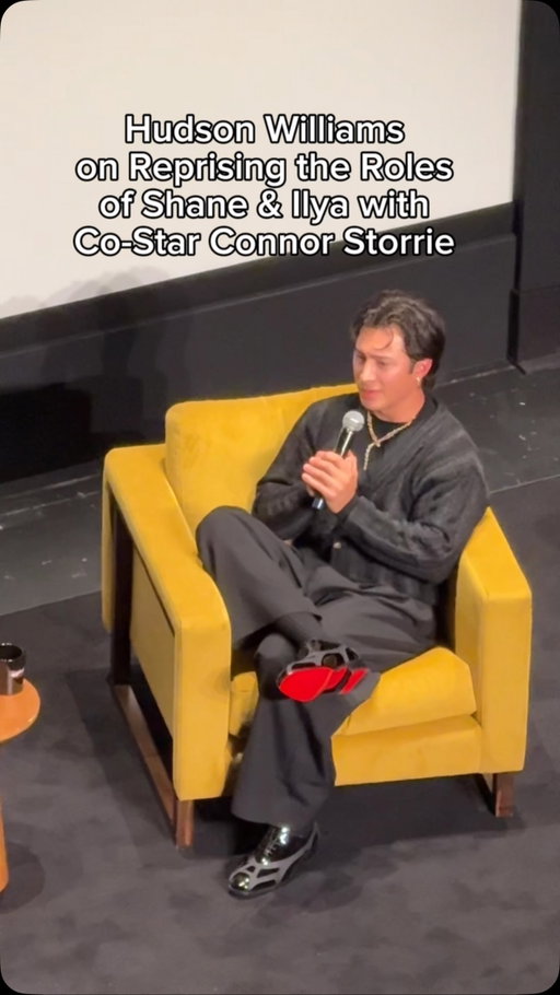 Reprising Heated Rivalry’s Shane and Ilya came with banter, actor jitters, and a shared ‘Wait… was that just an impression?’ moment. Hudson and Connor’s first day of Season 2 story is gold.

@hudsonwilliamsofficial @tiff_net 

🎥 Making Waves with Hudson Williams - Royal Alexandra Theatre - TIFF - September 17