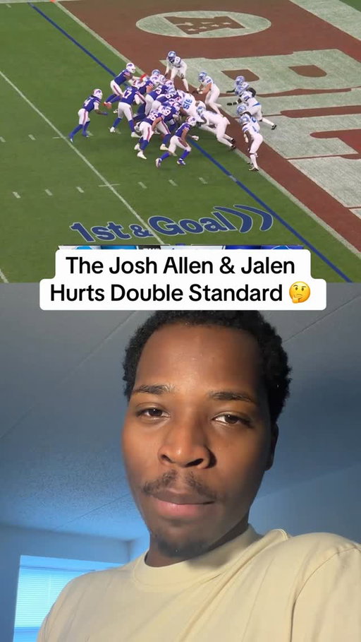 This is actually wild 😭 #nfl #football #joshallen #tushpush #jalenhurts