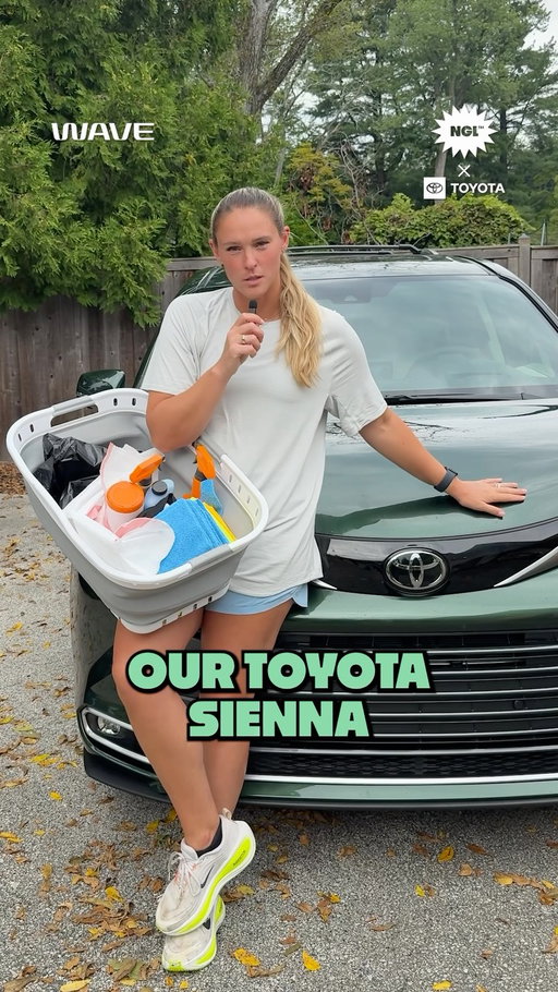 Turns out the minivan life comes with a lot of stuff. And a vacuum.🫠 #ToyotaPartner #Sienna