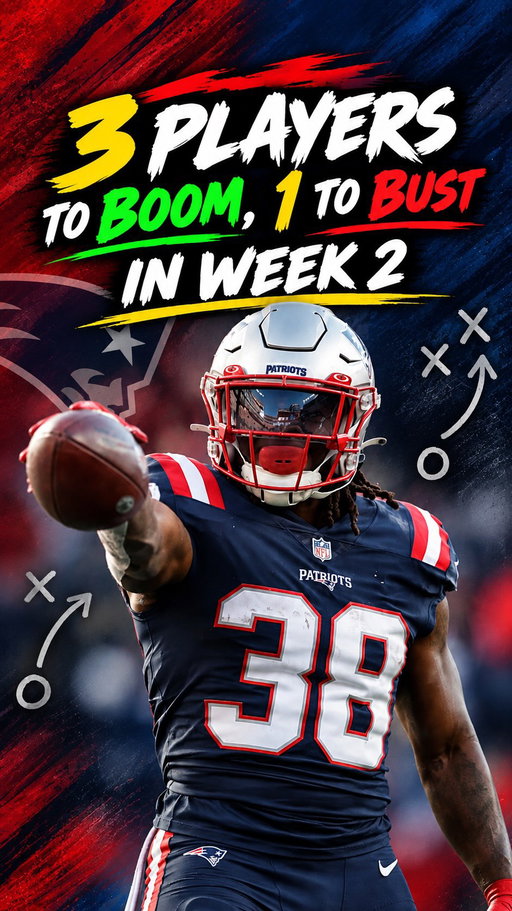 Players to BOOM and BUST in week 2 #nflfantasyfootball #fantasyfootballtips #fantasyfootballadvice #nflfantasy #raiderswalterpicks