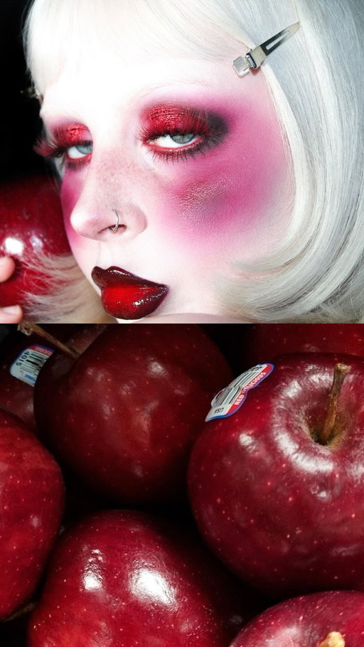 Red glossy eyes 🥀💦

Full product list:
@ritueldefille Black orb “iron”
@blendbunnycosmetics Rotten Palette “Marrow”
@blackmooncosmetics Lip Pencil “Null”
@aboutfacebeauty Eye Vinyl 
@likely.makeup Lashes “Switchblade”

#vampymakeup #vampiremakeup #fallmakeup