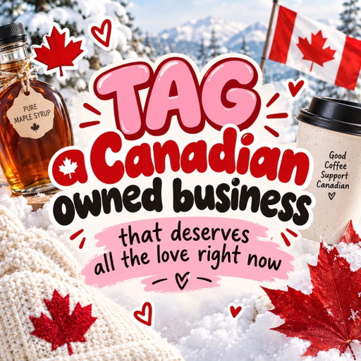 Tag a Canadian small business that deserves all the love right now.⁠
⁠
I'm one too and I know what a single comment, share, or new follow actually does for a small business. Let's use this post for something good and flood it with your favourite Canadian Businesses⁠
⁠
Tag them so they see it.⁠
⁠
#supportlocal #canadianbusiness #entrepreneur #buycanadian #shoplocal