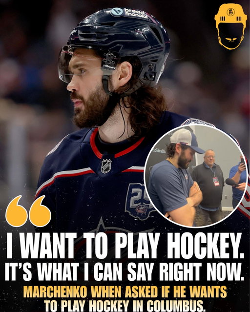 Kirill Marchenko just wants to play hockey.