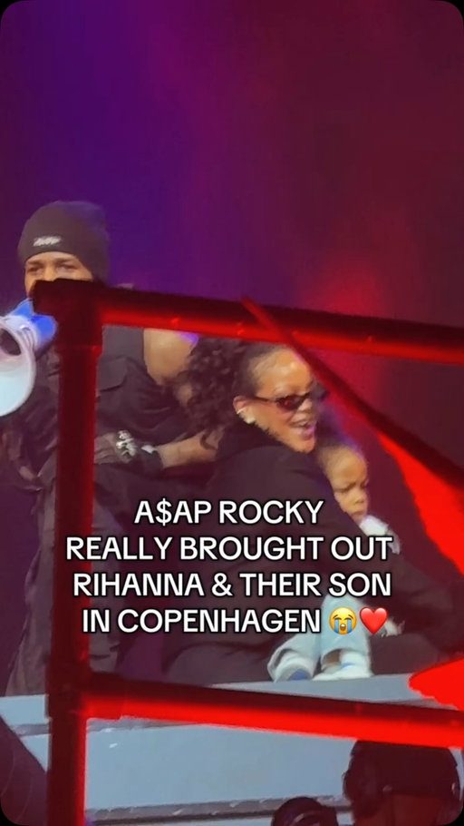 A$AP ROCKY REALLY BROUGHT OUT RIHANNA & THEIR SON IN COPENHAGEN 😭❤️ #asaprocky #rihannaandasaprocky #concert @asaprocky