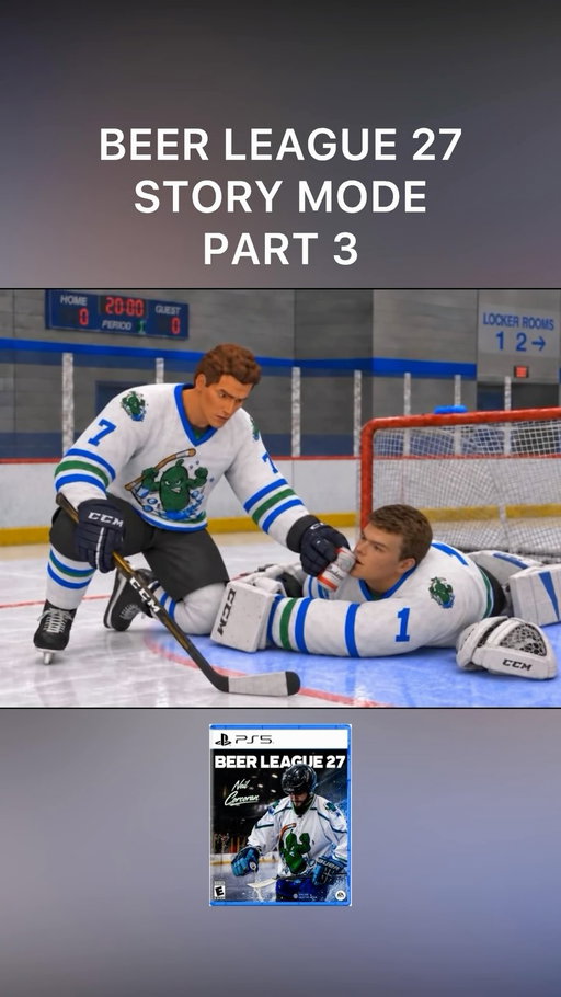 Beer League 27 story mode - Part 3 #beerleague #hockey #hockeyplayer