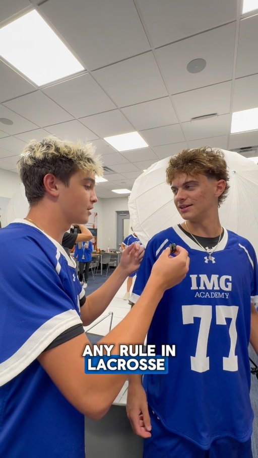 What’s one lacrosse rule you would change? 🥍

The IMG Academy Lacrosse boys gave us their answers. Now we want to hear yours.