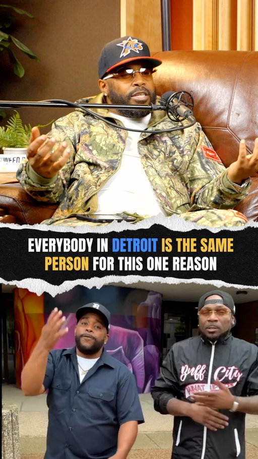 Comic J Will gives his take on why so many people in Detroit end up dressing, acting and carrying themselves the same way. @comicjwill 

J Will says one of the biggest influences on Detroit culture is the fear of getting roasted. According to him, people learn early that standing out can quickly make you the joke, so everybody learns how to dress, talk and even defend themselves just to avoid becoming the target.

J Will shares his perspective on Detroit culture on the Kid L Podcast. 🎙️

#JWill #Detroit #DetroitCulture #detroitcomedy