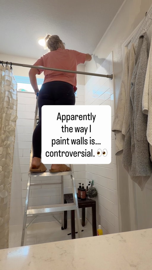 I KNOW some of you are watching this absolutely horrified. 😂🎨

But once you learn to freehand the edges… painter’s tape starts feeling like an unnecessary meeting that could’ve been an email. 🤣

Are you TEAM TAPE or TEAM FREEHAND? 👀

#HomeDIY #DIYProjects #PaintingTips #HomeProjects #WomenWhoDIY LifeInYour40s