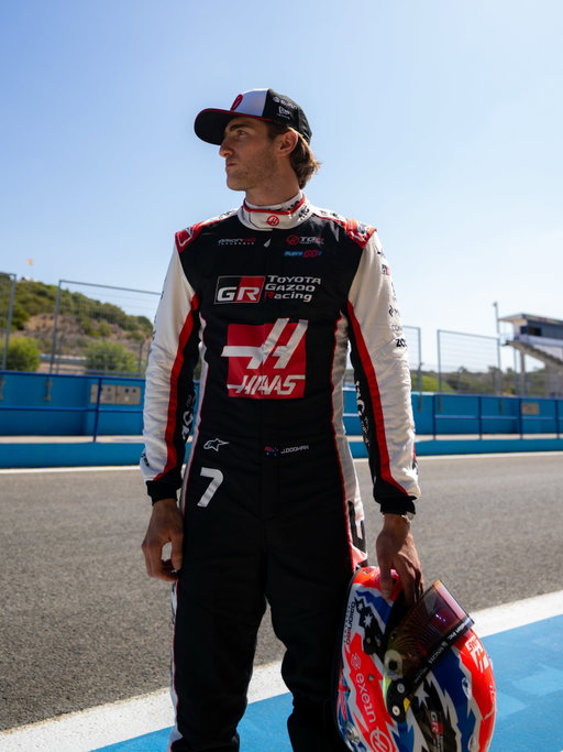 Incredible feeling to be back behind the wheel of a Formula 1 car, massive thank you to the whole @haasf1team .