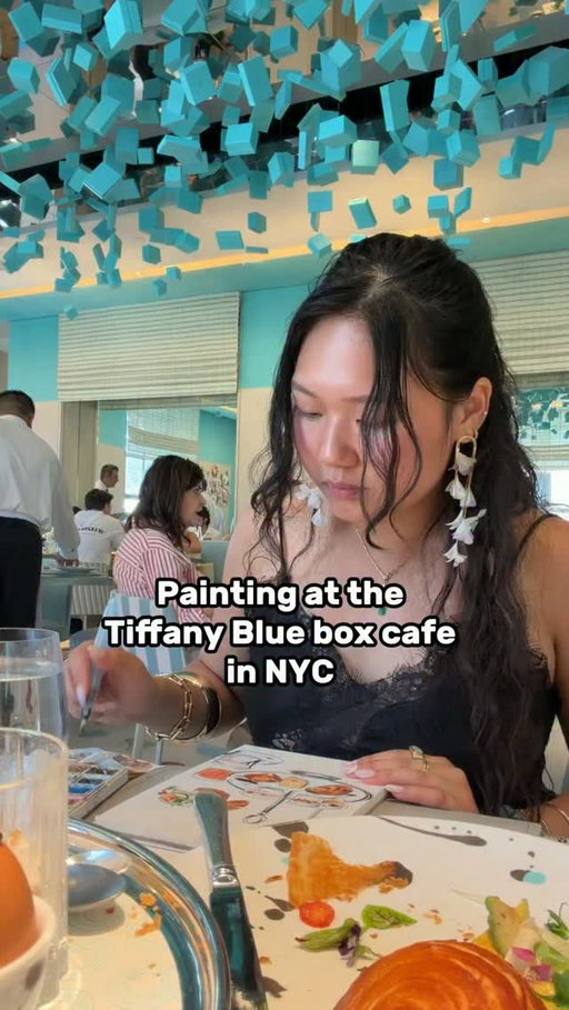 Insane way to start the day hehe Breakfast at Tiffany’s 🩵⭐️

It was 3pm somewhere lolllll HAHAHA 

📍 Tiffany Blue Box Café by @danielboulud - NYC 

#foodillustration #tiffany #bluebox #nyc #breakfast