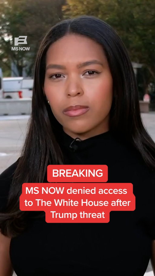 MS NOW has now been denied access to the White House, one day after Trump said he was banning MS NOW, CNN and Politico from the White House.

In a statement, MS NOW said: "Earlier this morning, MS NOW journalists were denied access to the White House grounds. The White House belongs to the American people, and the decisions made inside are funded by our tax dollars.

MS NOW intends to take any and all steps necessary to defend our First Amendment rights and the essential role of independent journalism in our democracy.

We stand firmly behind our anchors, our reporters, and our newsroom.

We will continue to report on the president, the administration, and the issues that impact the American people."